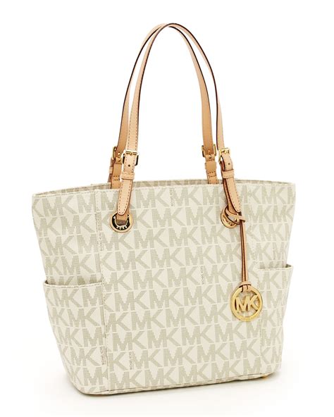 michael kors signature jet set|Michael Kors vanilla jet set.